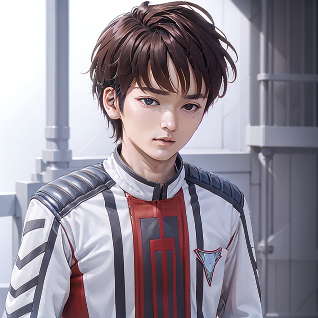 07467-3406504298-Madoka Daigo, 1boy, solo, asian, black_eyes, brown_hair, short hair, closed_mouth, collared_shirt, depth_of_field, formal, jacke.png